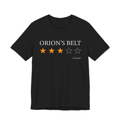 Orions Belt Review By Ptolemy T-Shirt