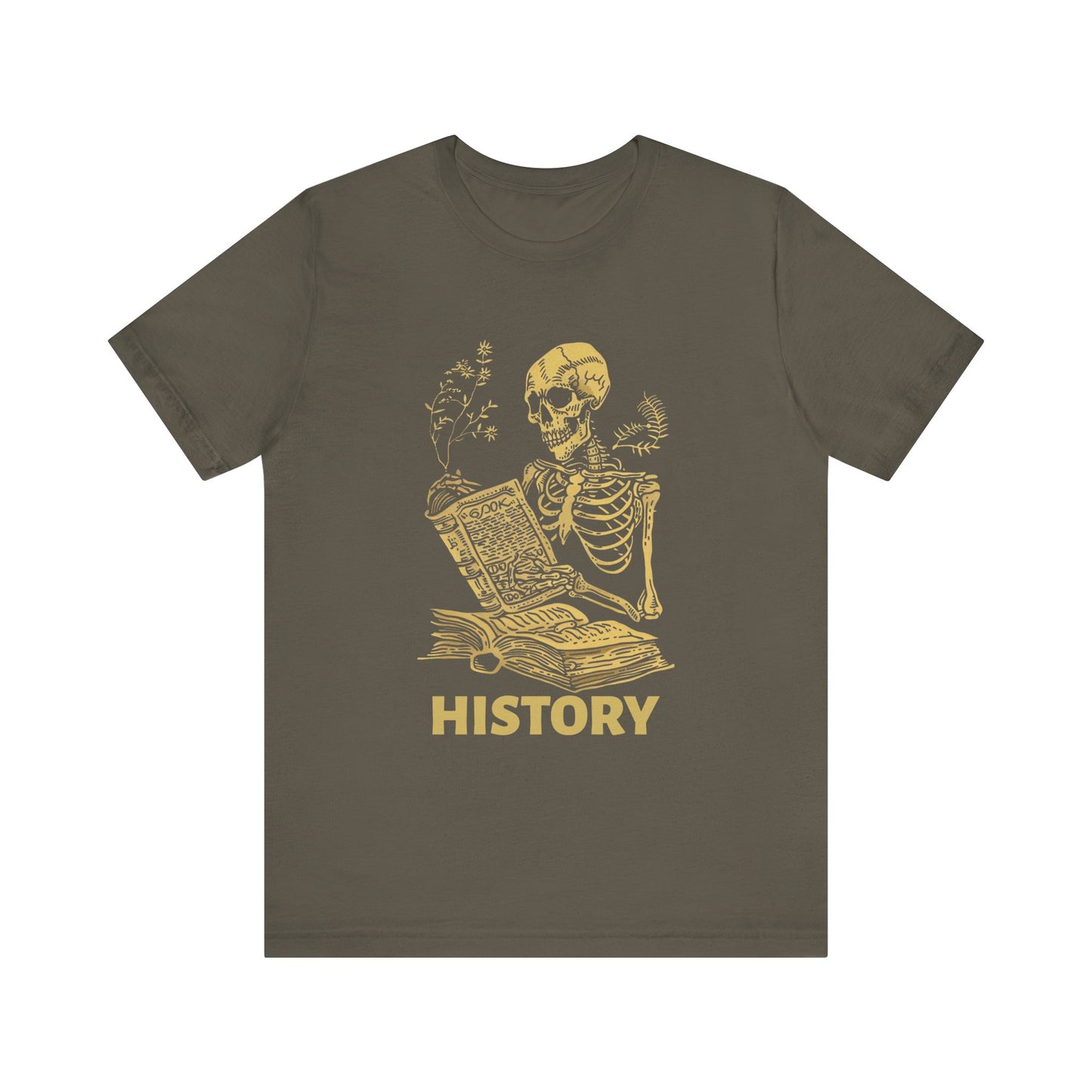 Skeleton History Reading T-Shirt