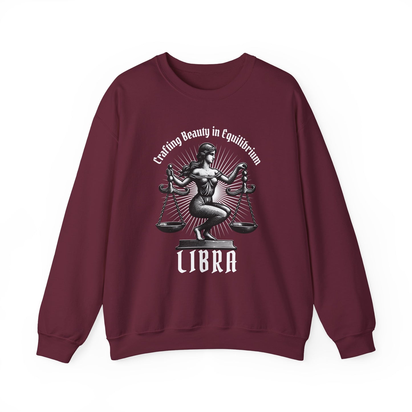Crafting Beauty in Equilibrium Libra Sweatshirts