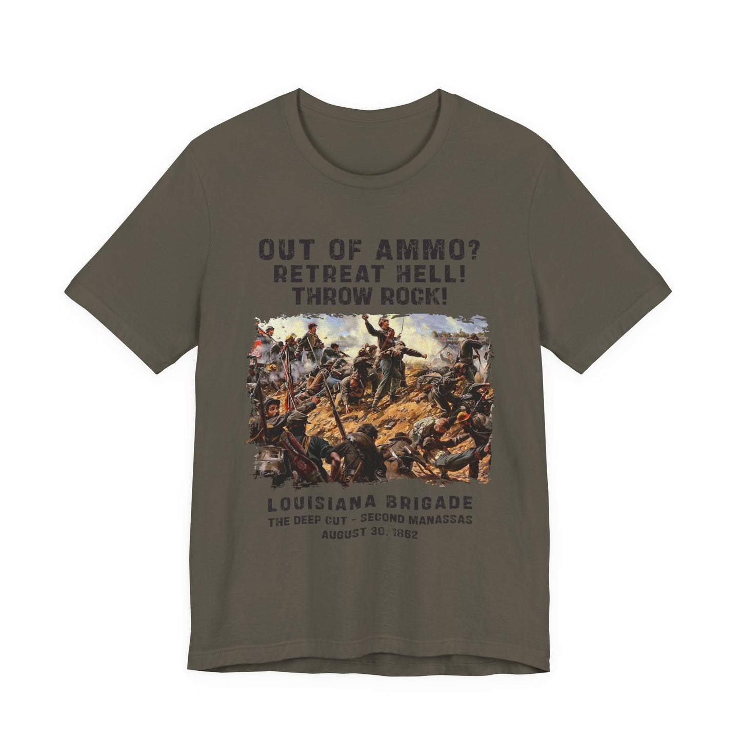 Out Of Ammo Throw Rocks T-Shirt