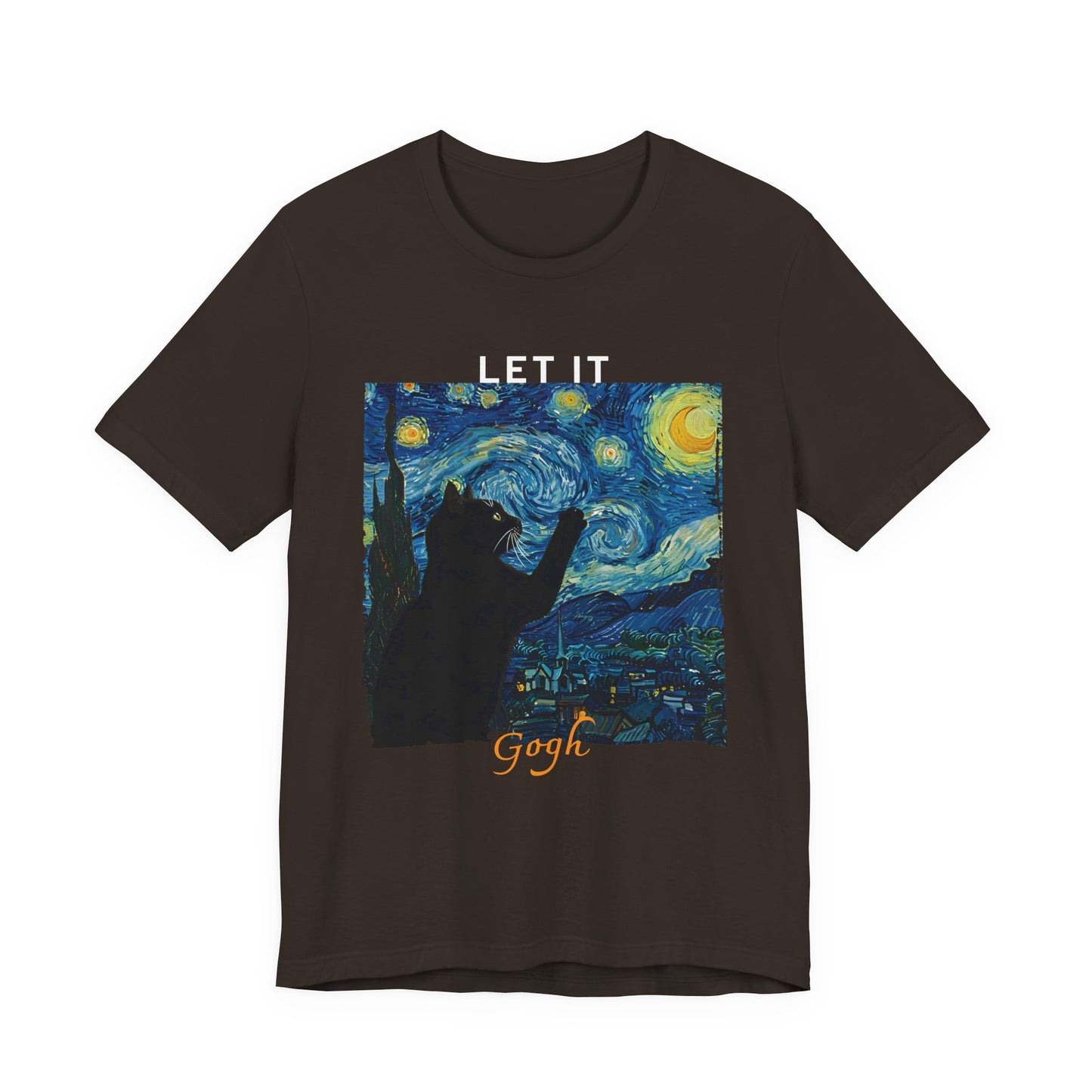 Van Gogh Starry Night Let It Gogh T‑Shirt