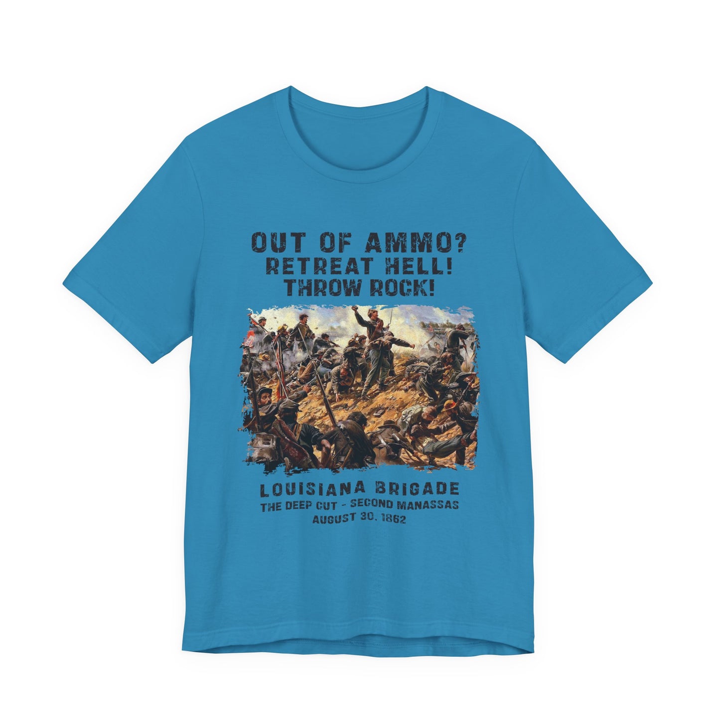 Out Of Ammo Throw Rocks T-Shirt