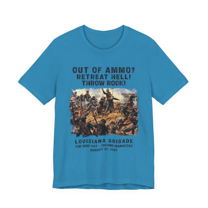 Out Of Ammo Throw Rocks T-Shirt