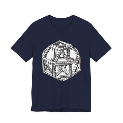 Rhombicuboctahedron Leonardo Da Vinci  T-Shirt