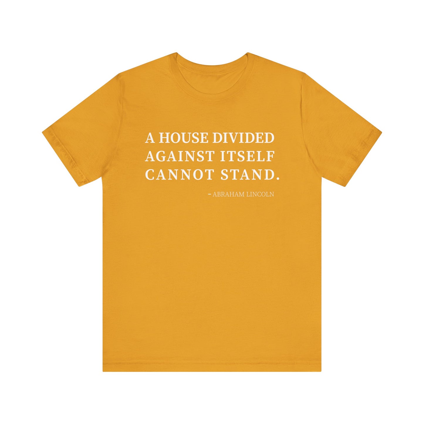 A house divided against itself cannot stand T-Shirt