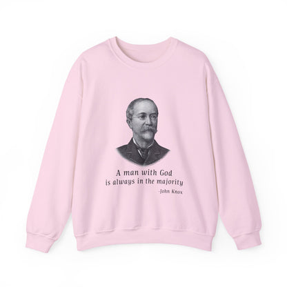 A man with God is always in the majority Sweatshirt