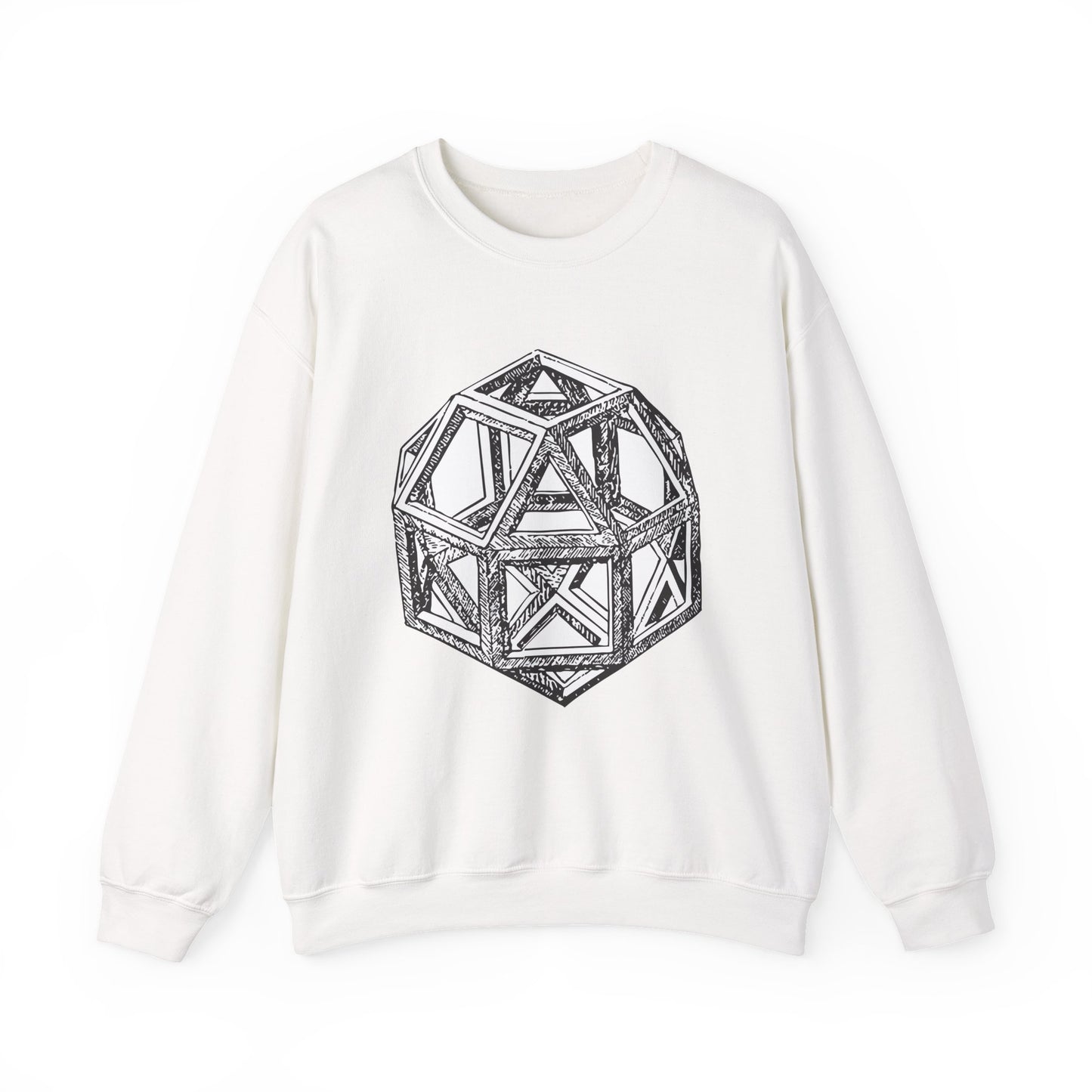 Rhombicuboctahedron Leonardo Da Vinci Sweatshirt