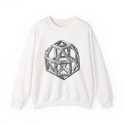 Rhombicuboctahedron Leonardo Da Vinci Sweatshirt