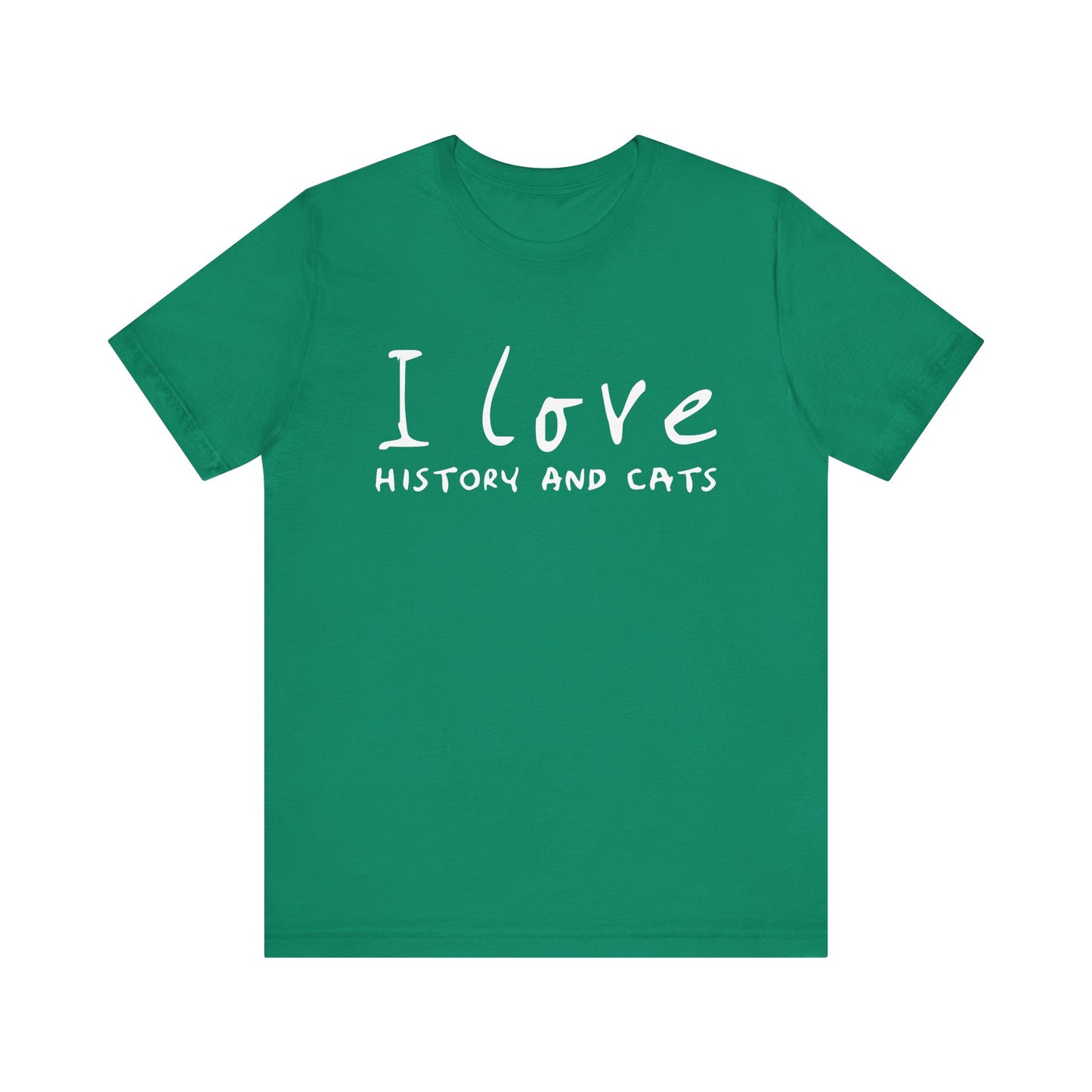 I Love History And Cats T-Shirt