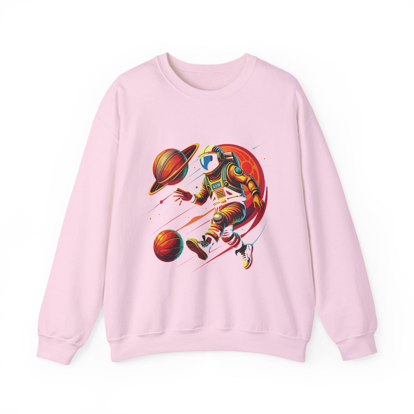 Astronaut Playing with Galaxy Sweatshirt