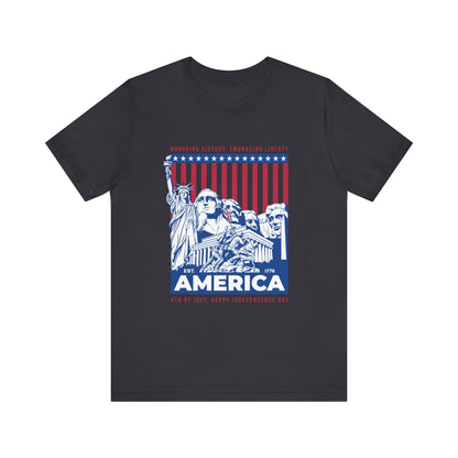 Honoring history happy independence day T-Shirt