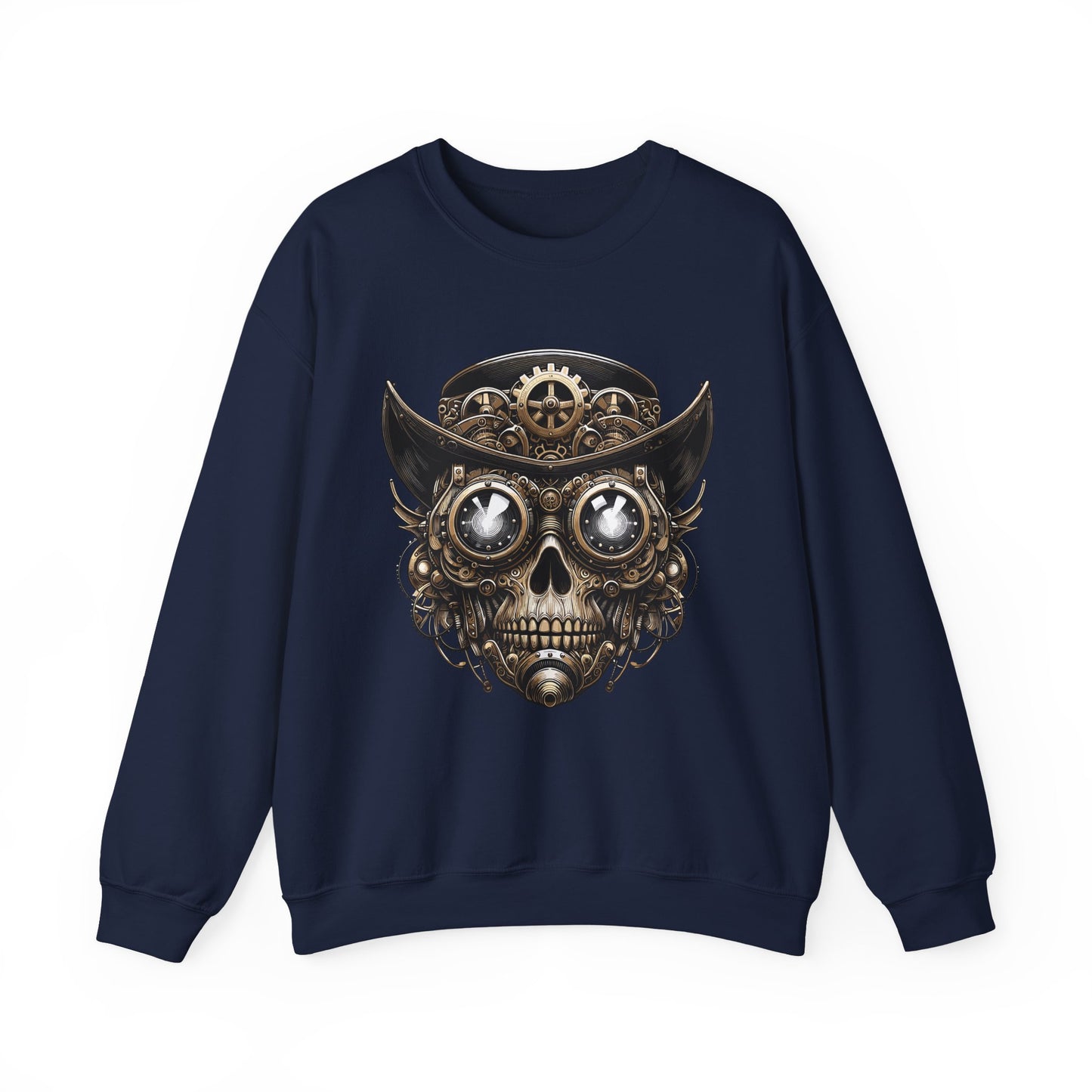 Skull Top Hat Steampunk Sweatshirt