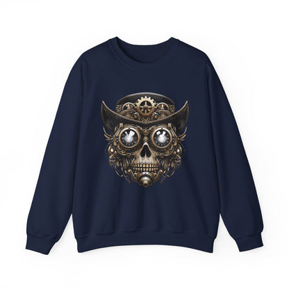 Skull Top Hat Steampunk Sweatshirt