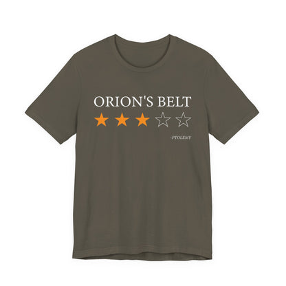 Orions Belt Review By Ptolemy T-Shirt