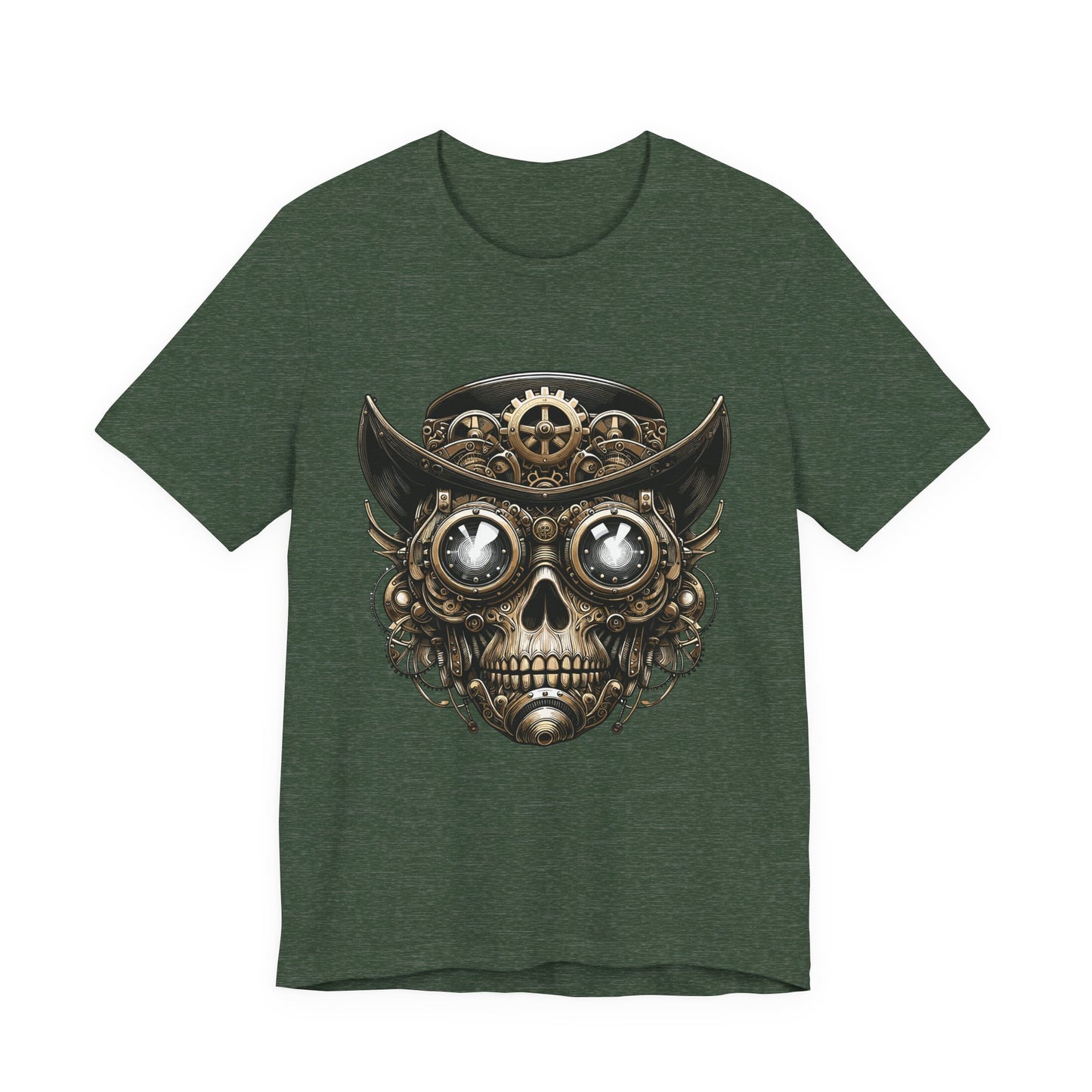 Skull Top Hat Steampunk T-Shirt