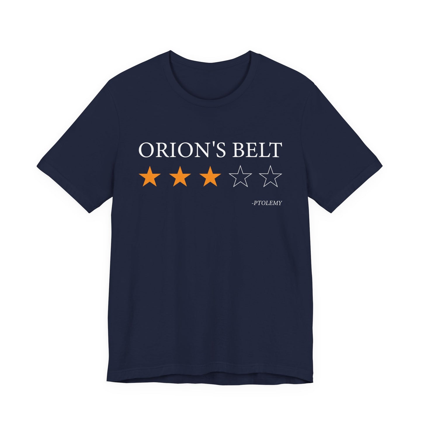 Orions Belt Review By Ptolemy T-Shirt