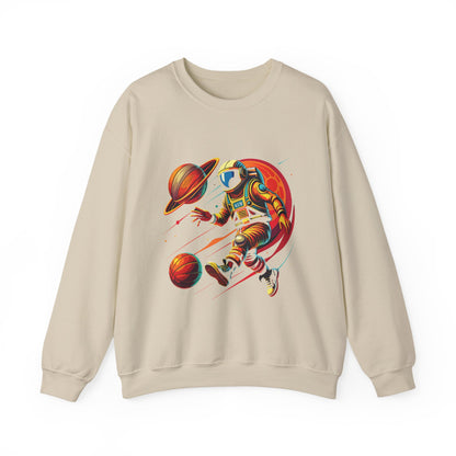 Astronaut Playing with Galaxy Sweatshirt