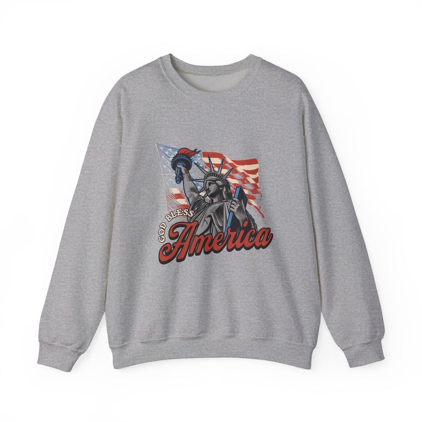 God bless America, statue of liberty Sweatshirt