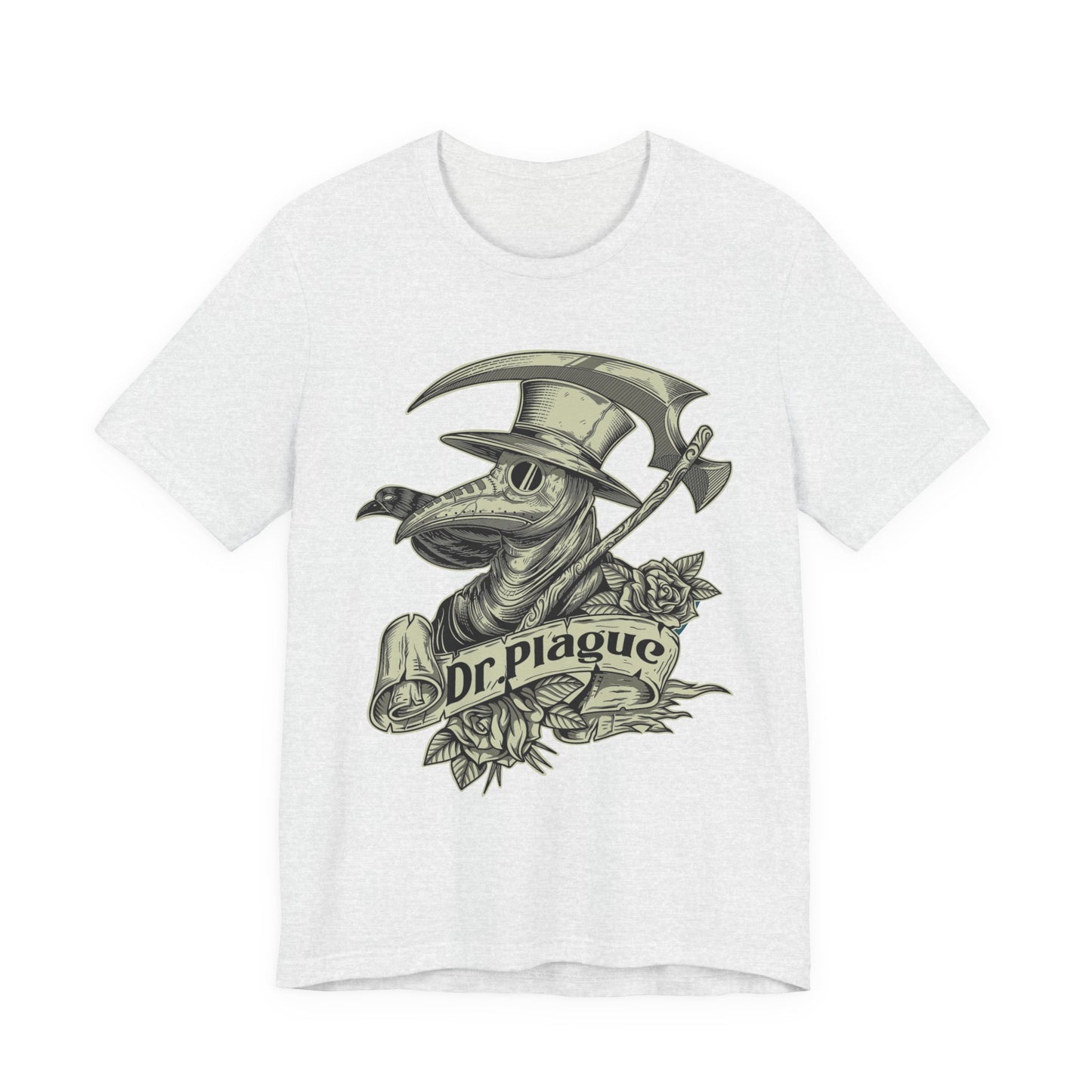 Plague Doctor Roses T-Shirt