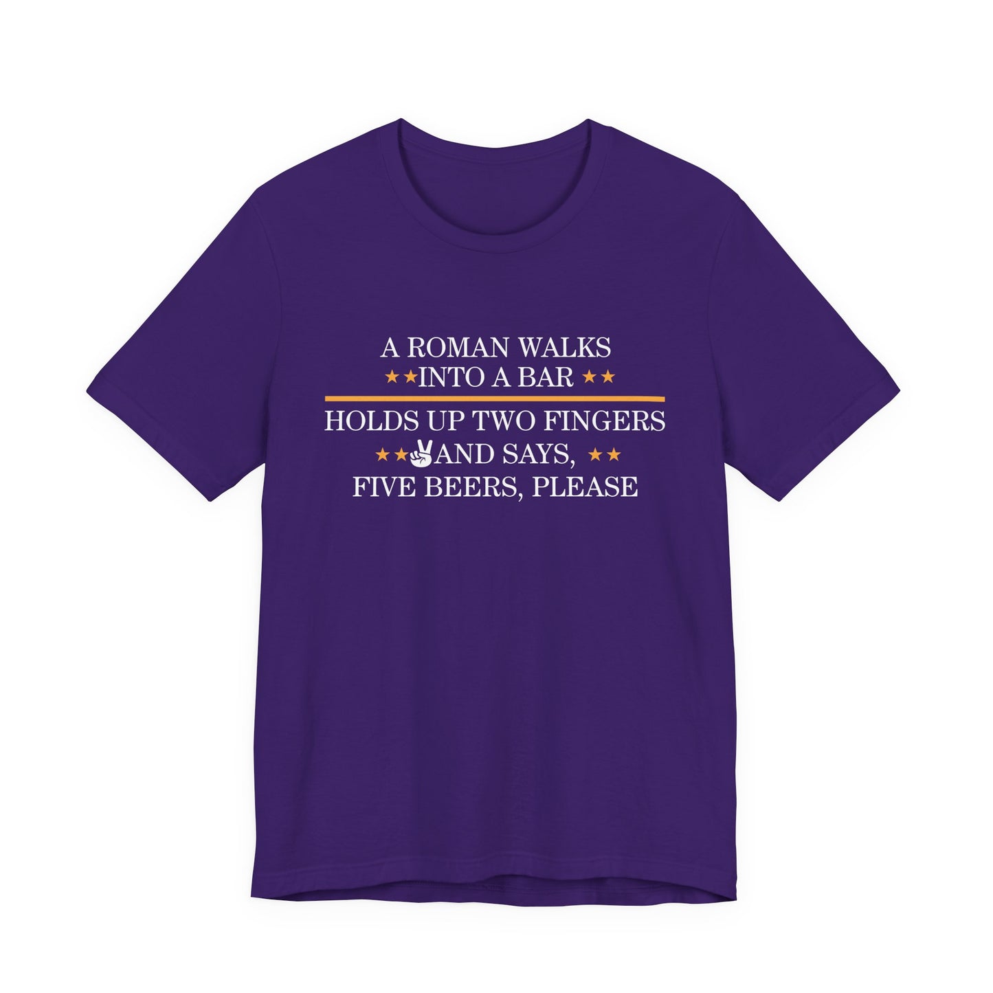 Roman Walks Into a Bar T‑Shirt