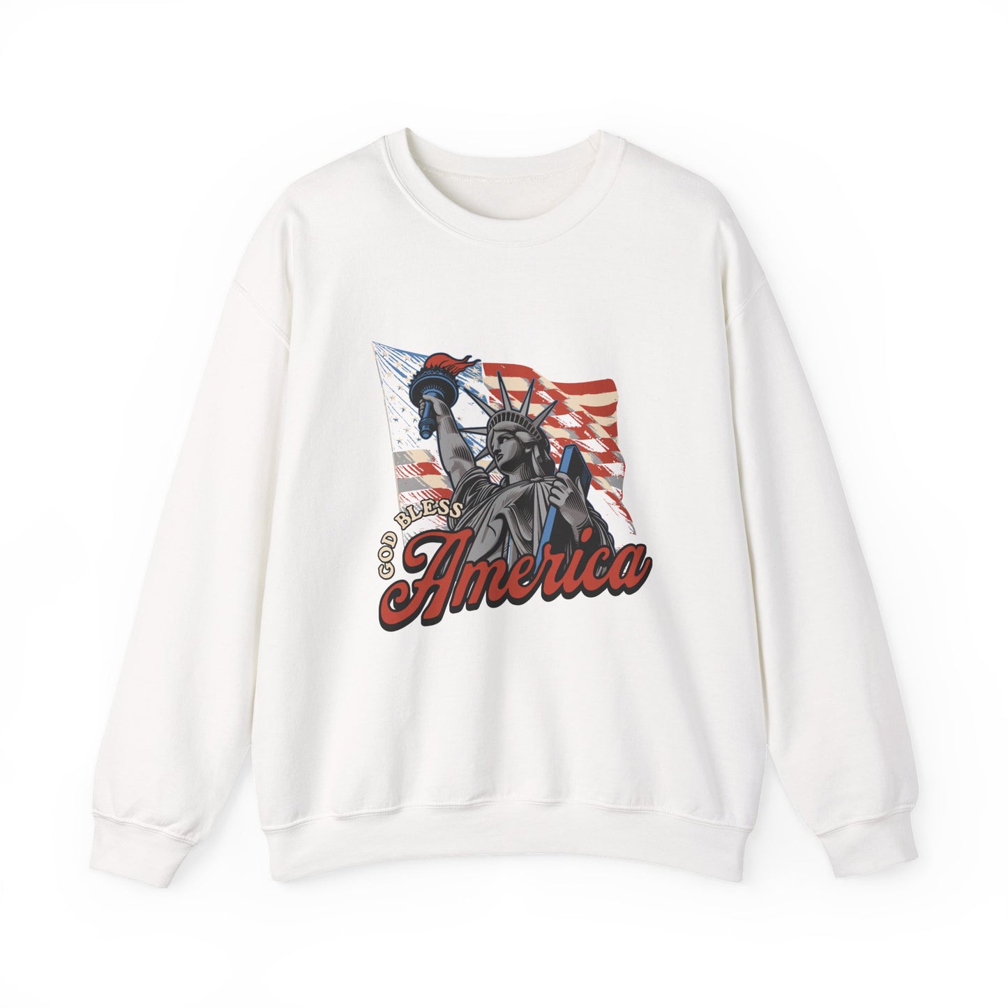 God bless America, statue of liberty Sweatshirt