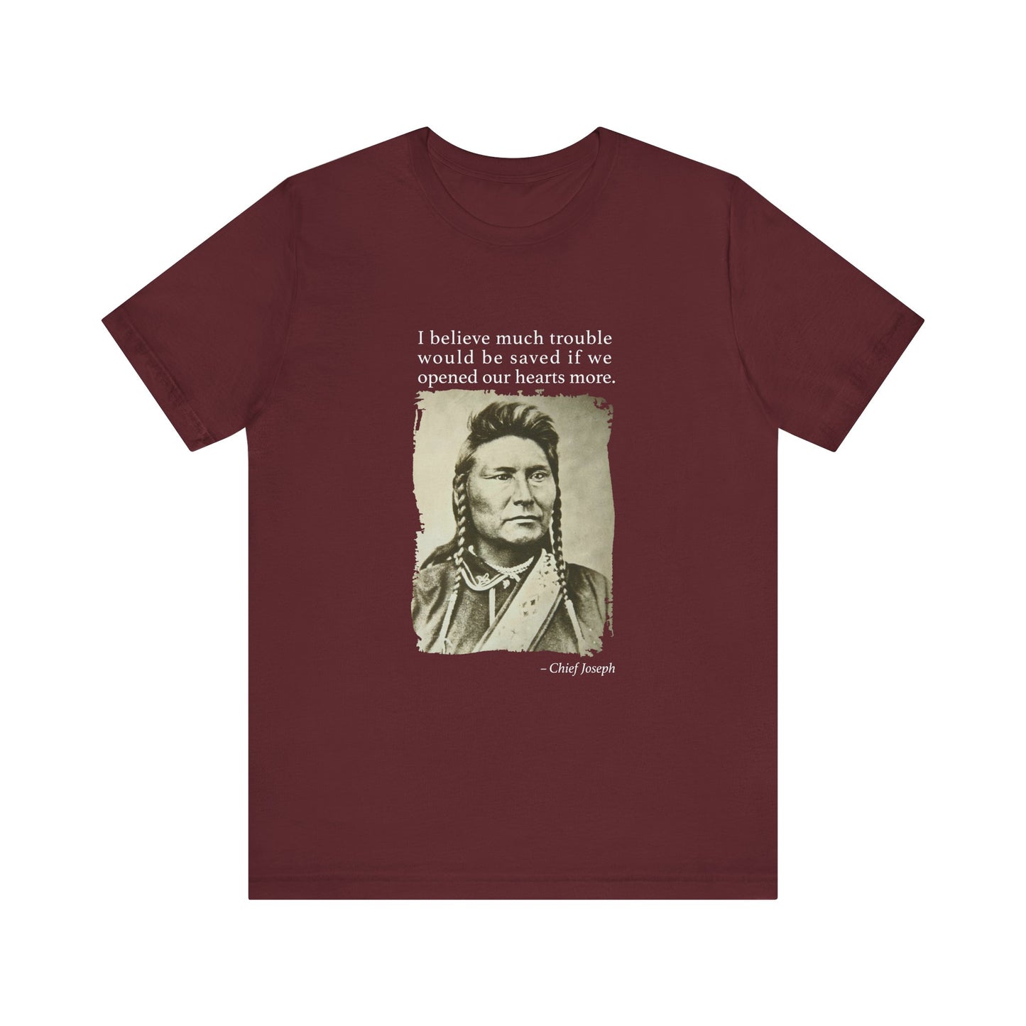 Chief Joseph Open Hearts T-Shirt
