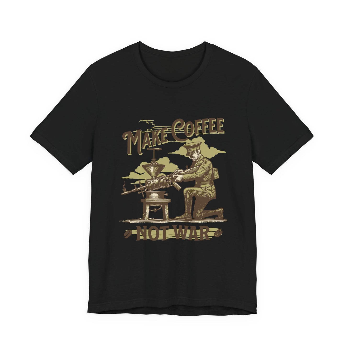 Make Coffee Not War T‑Shirt