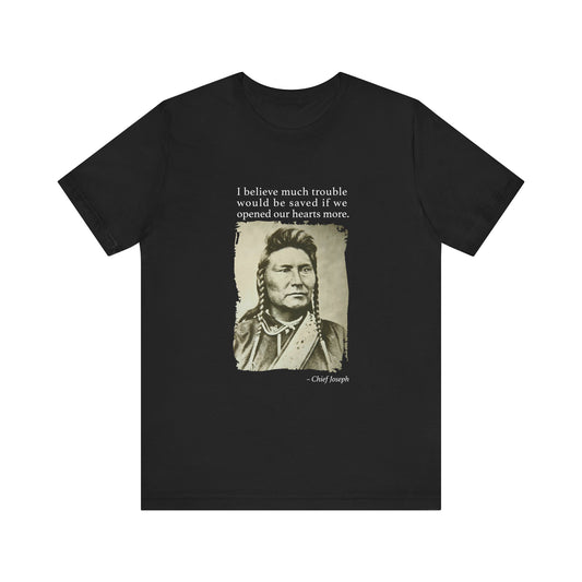 Chief Joseph Open Hearts T-Shirt