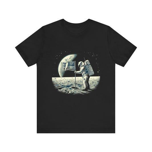 Astronaut standing Moon T-Shirt