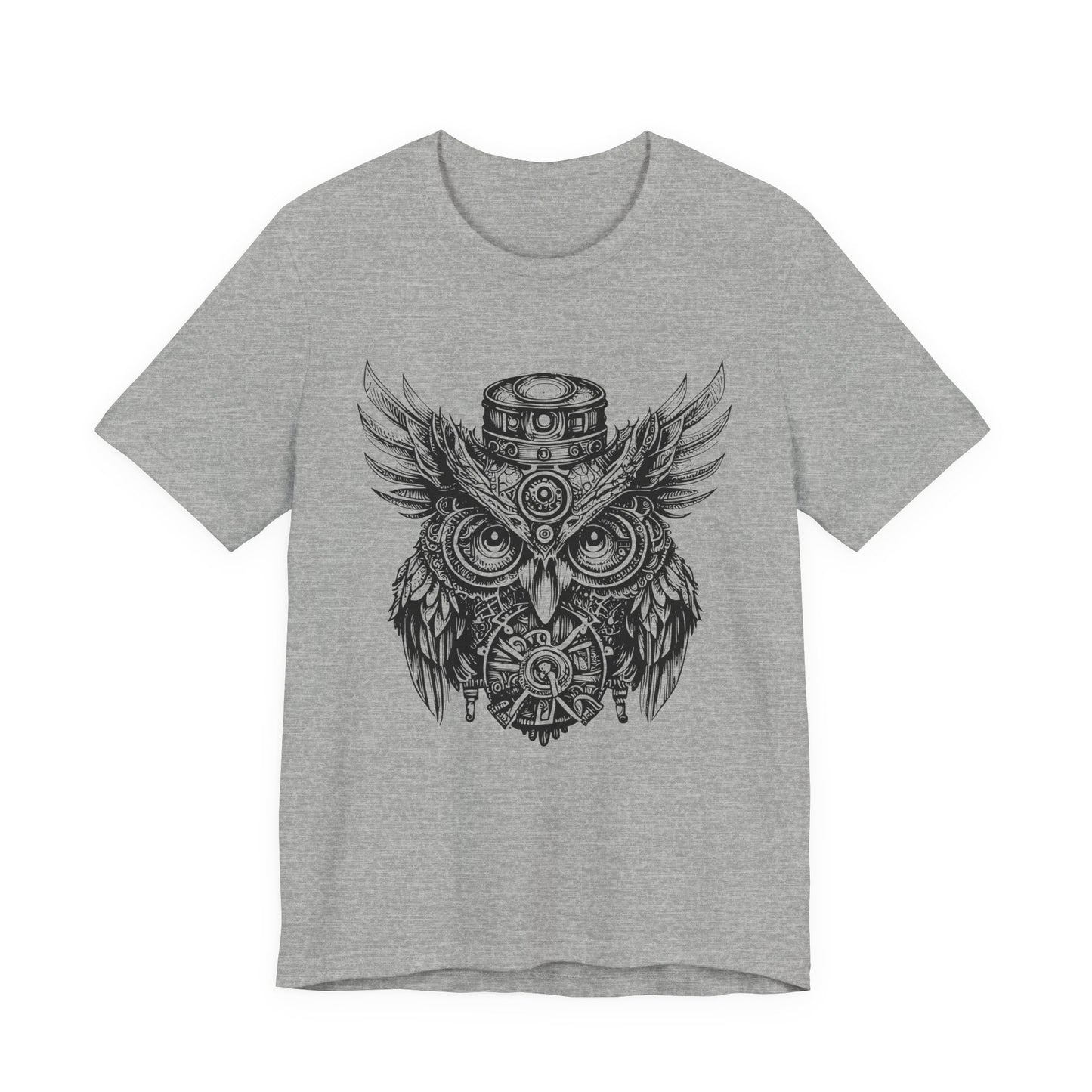 Steampunk Owl  Retro T-Shirt