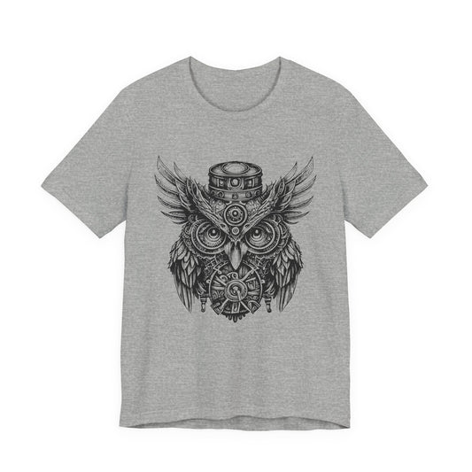 Steampunk Owl  Retro T-Shirt