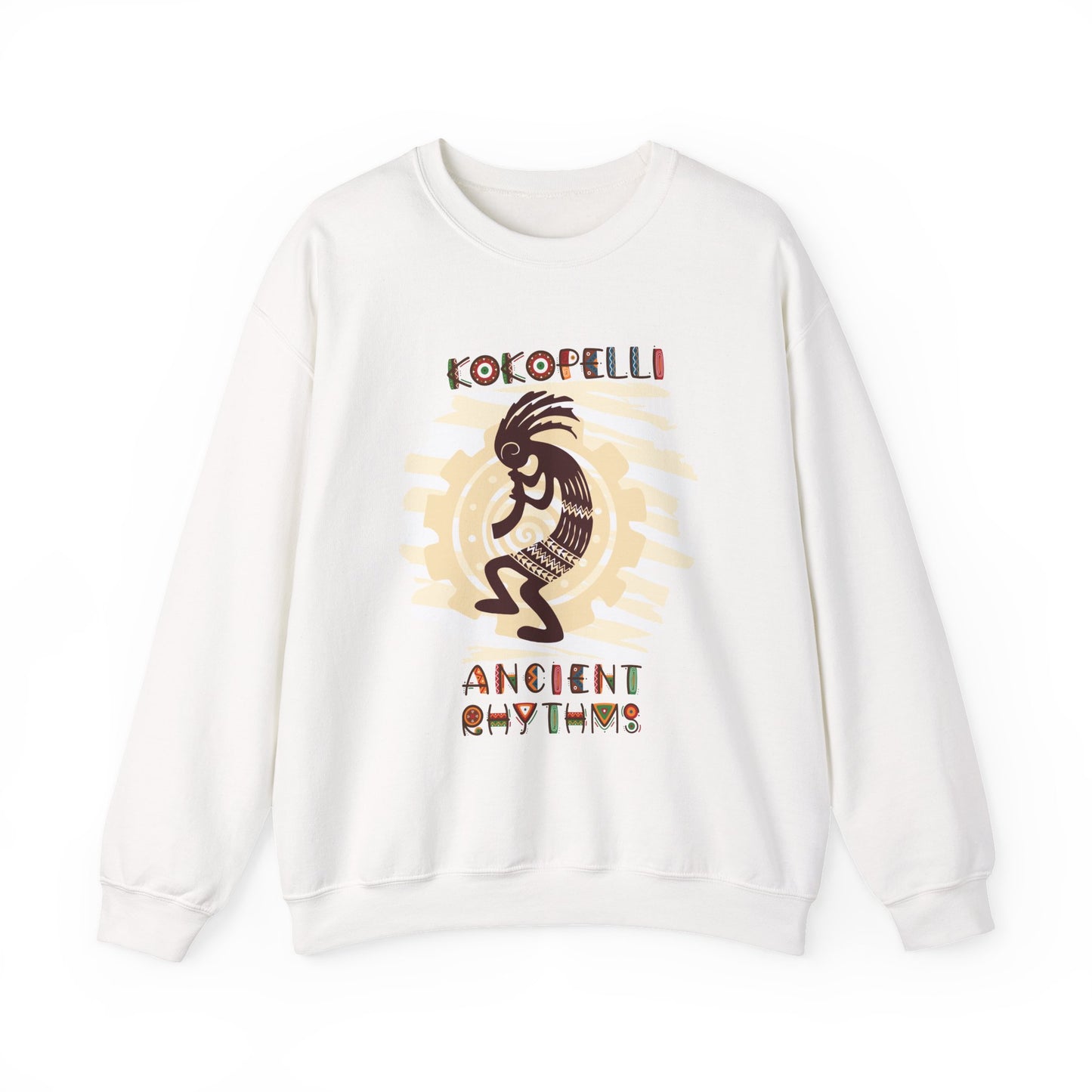Kokopelli Where Ancient Rhythms Sweatshirt