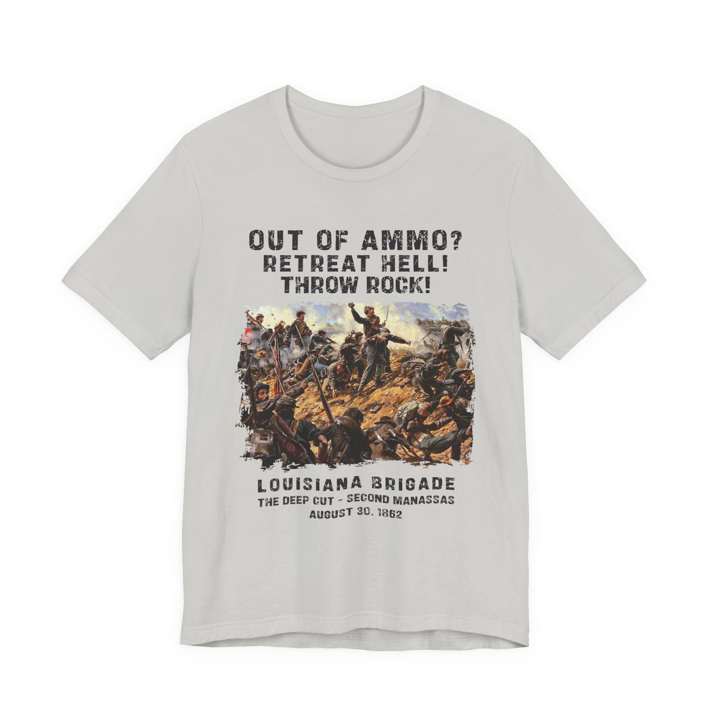 Out Of Ammo Throw Rocks T-Shirt