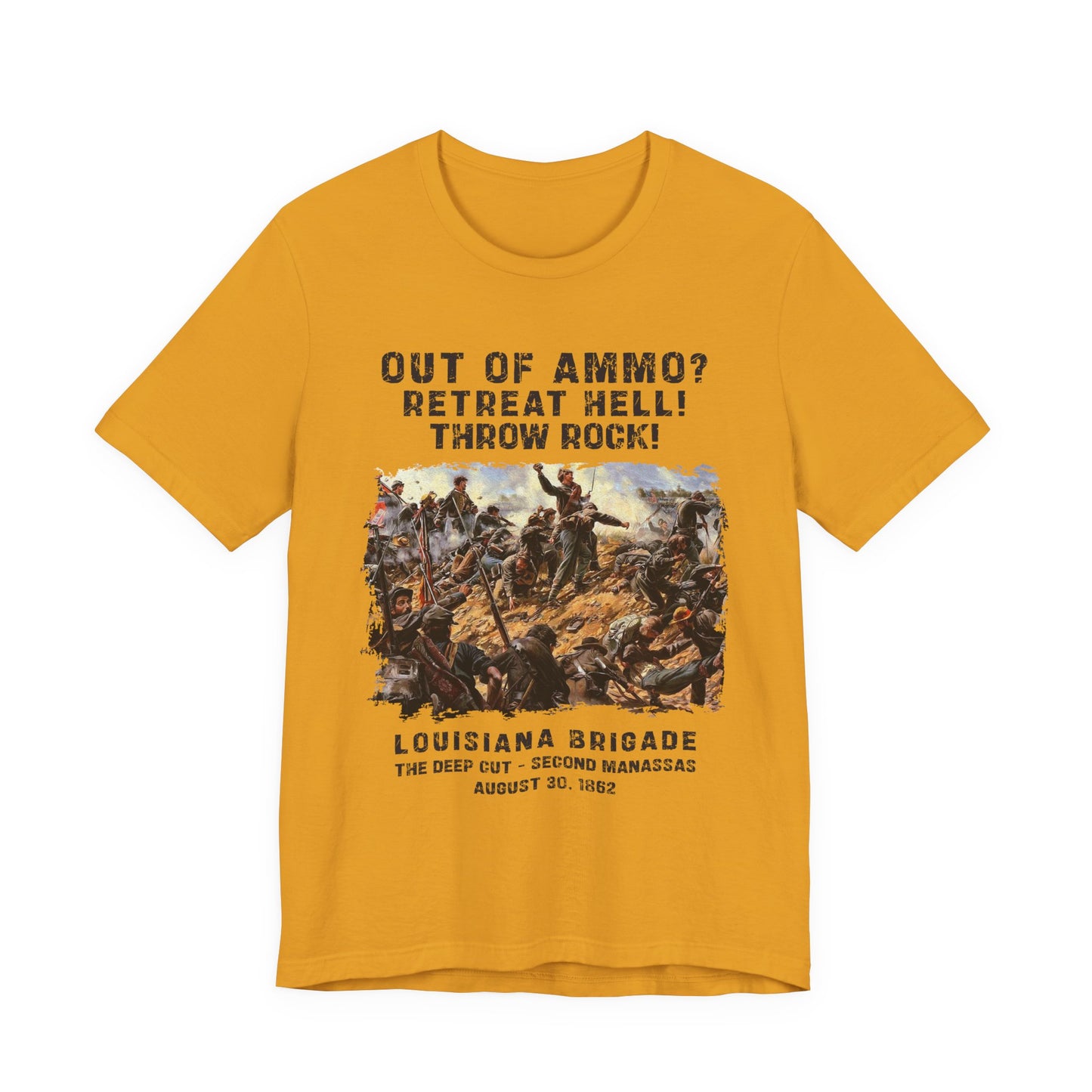 Out Of Ammo Throw Rocks T-Shirt