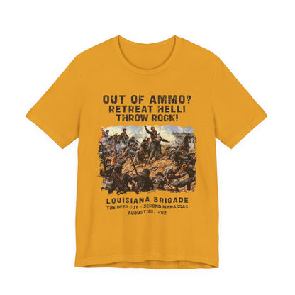 Out Of Ammo Throw Rocks T-Shirt