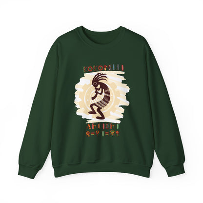 Kokopelli Where Ancient Rhythms Sweatshirt