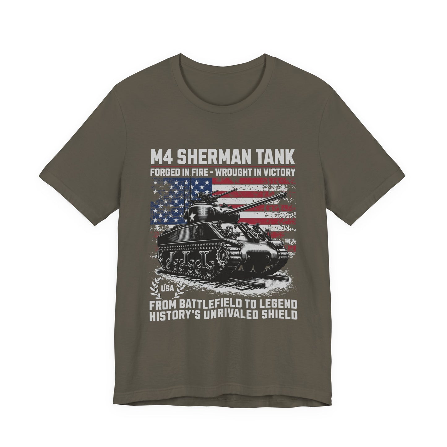M4 sherman tank america T-Shirt