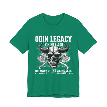Odin Legacy Viking Skull T‑Shirt