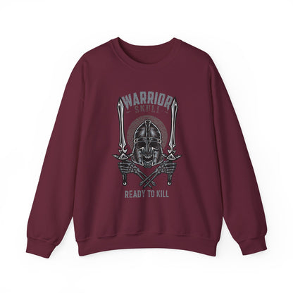 Warrior skull Ready to kill Sweatshirt