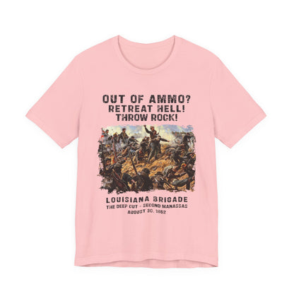 Out Of Ammo Throw Rocks T-Shirt