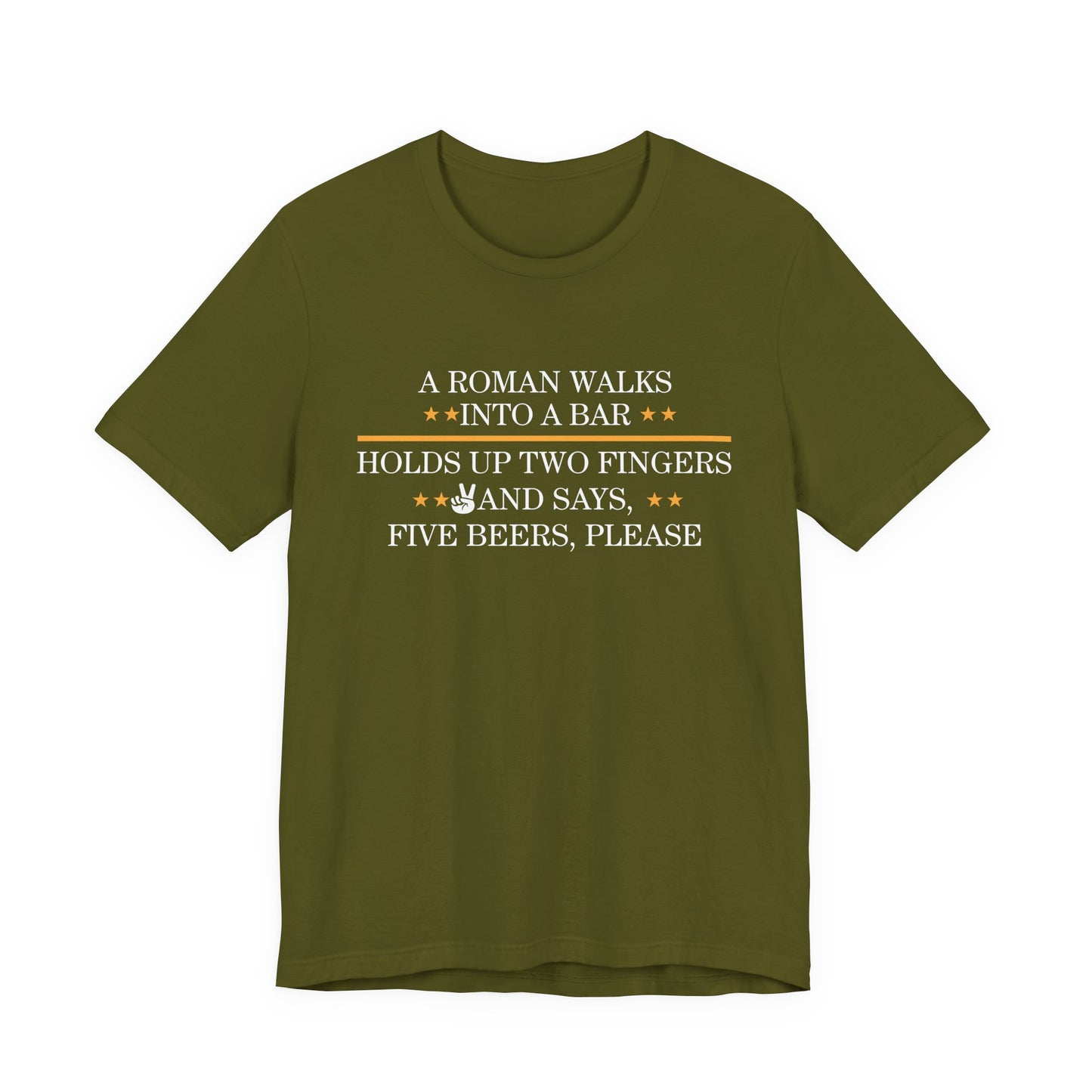 Roman Walks Into a Bar T‑Shirt
