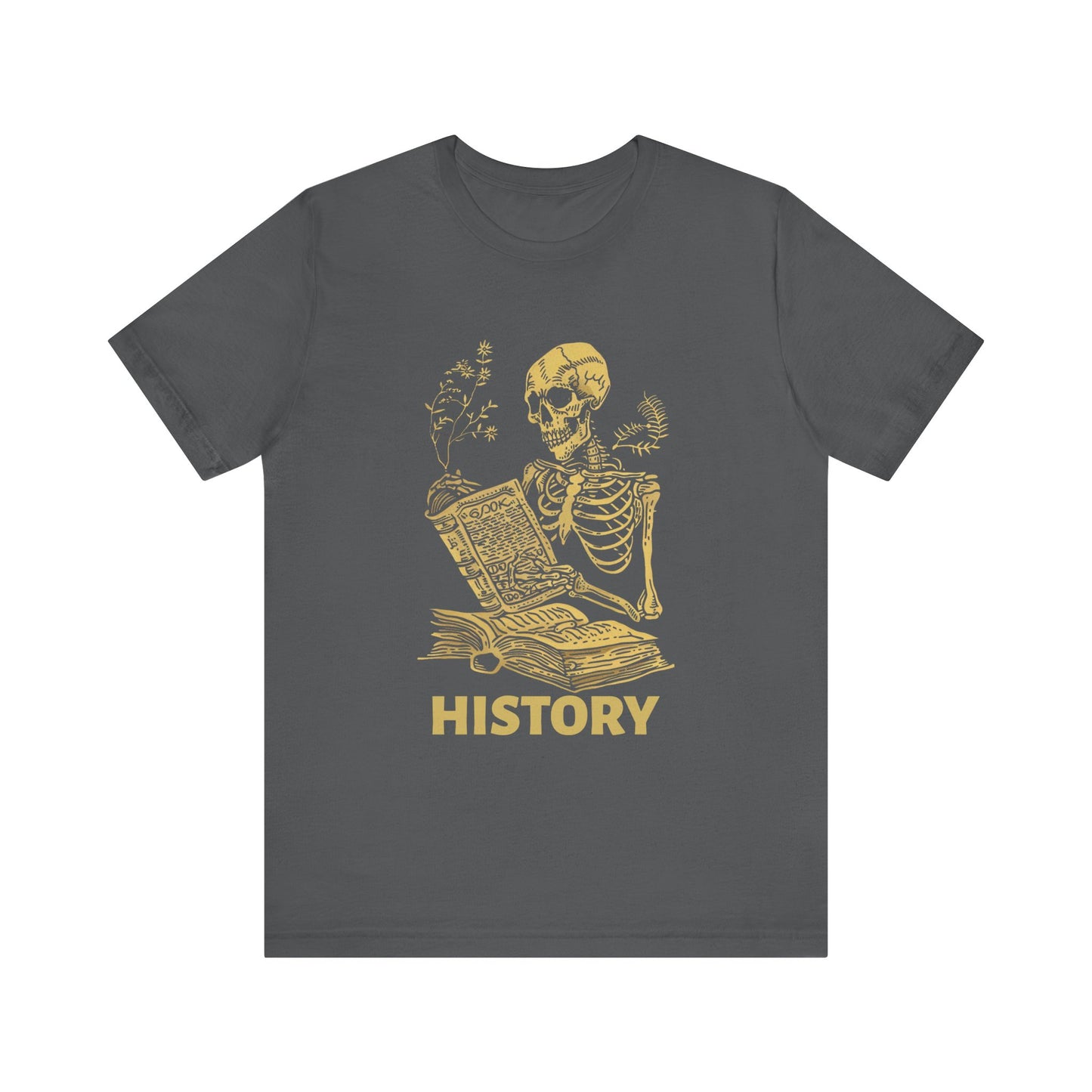 Skeleton History Reading T-Shirt