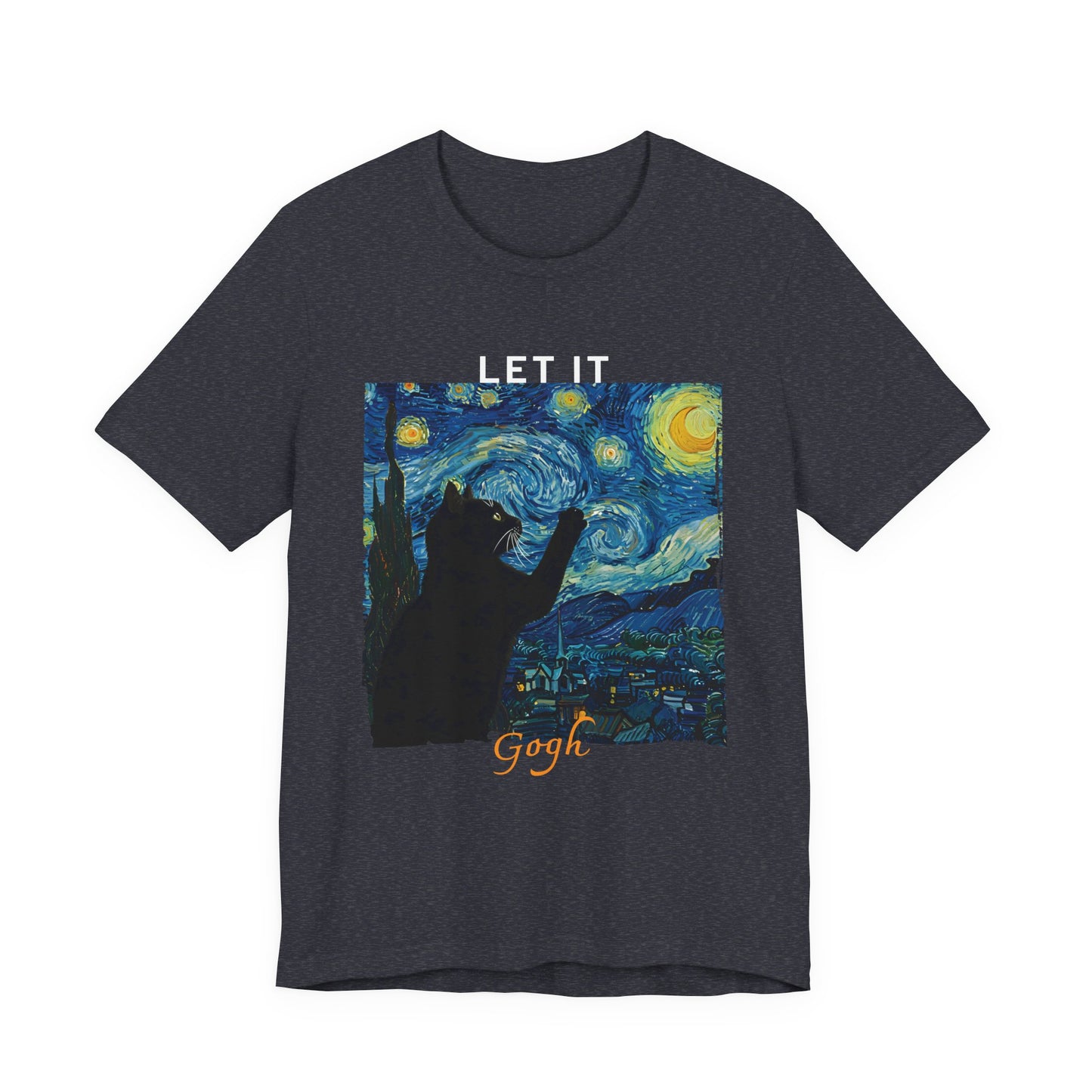 Van Gogh Starry Night Let It Gogh T‑Shirt