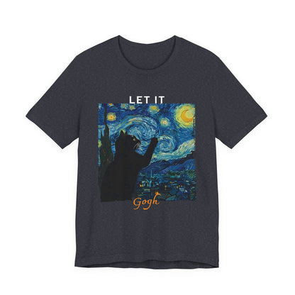Van Gogh Starry Night Let It Gogh T‑Shirt