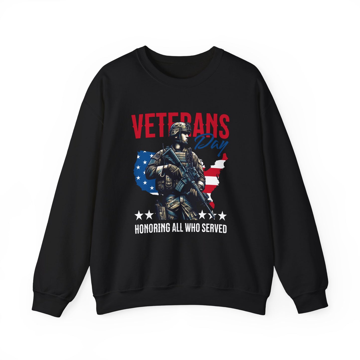 Veterans Day Honoring All Who Served Sweatshirt