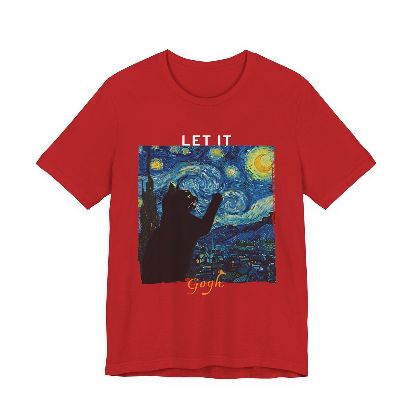 Van Gogh Starry Night Let It Gogh T‑Shirt