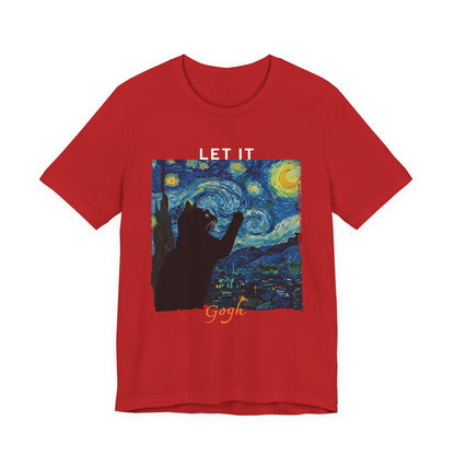 Van Gogh Starry Night Let It Gogh T‑Shirt