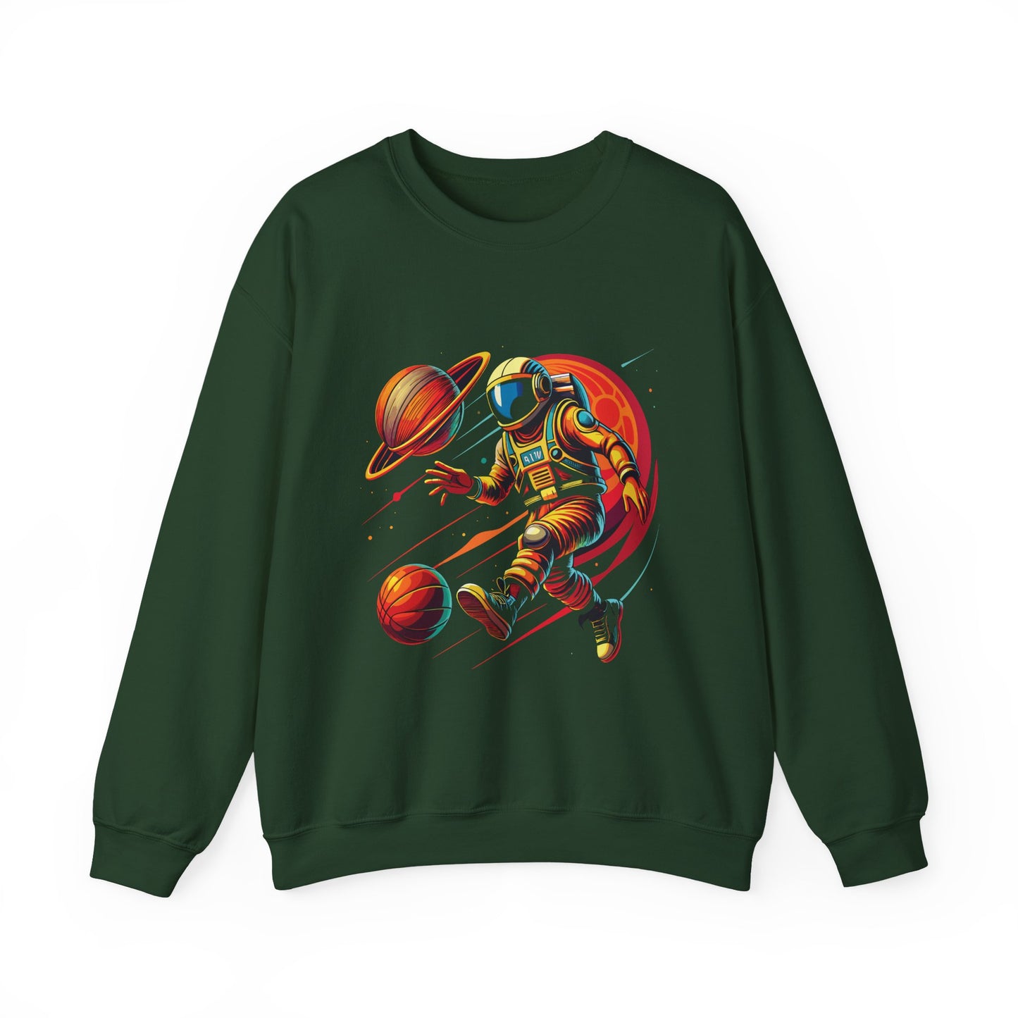 Astronaut Playing with Galaxy Sweatshirt