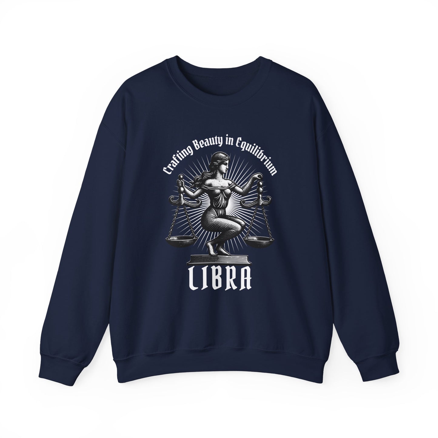 Crafting Beauty in Equilibrium Libra Sweatshirts