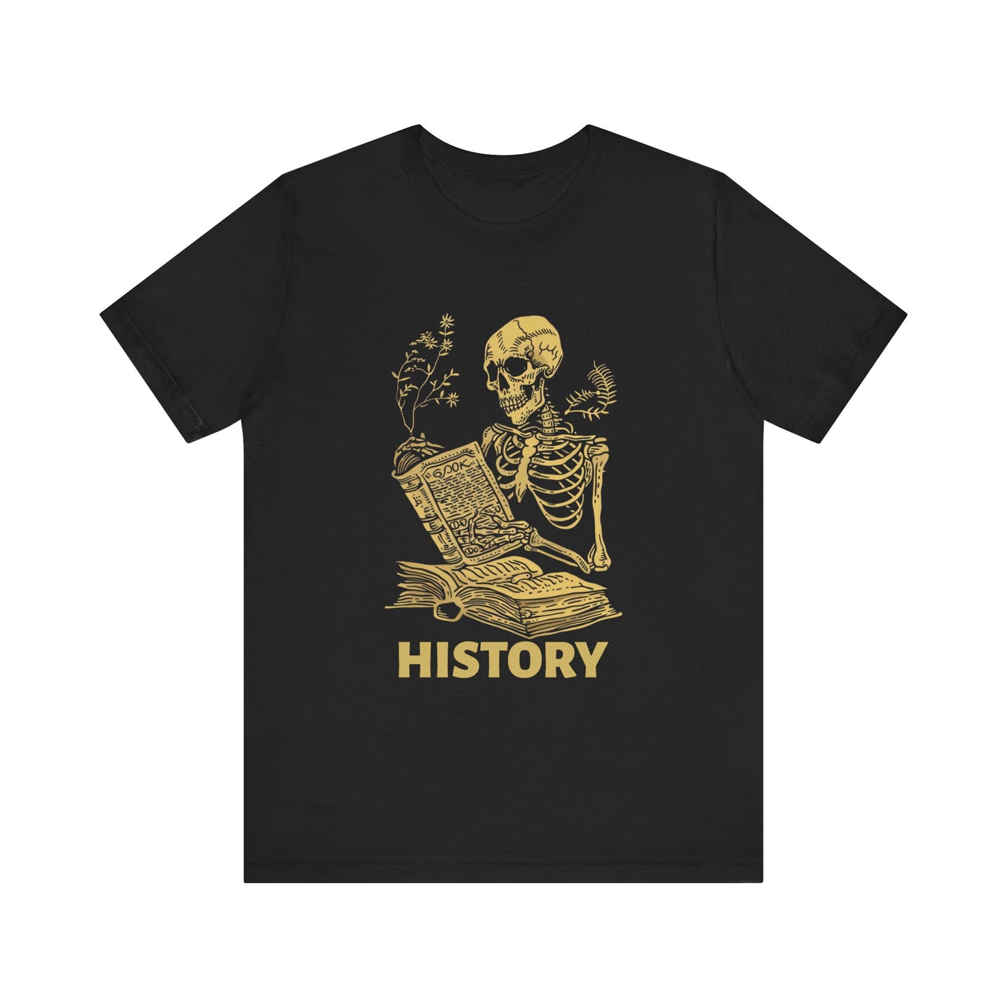 Skeleton History Reading T-Shirt